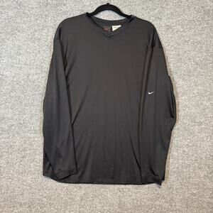 Vintage 90s Nike Alpha Project T-Shirt Mens XL Black‎ Performance Stretch